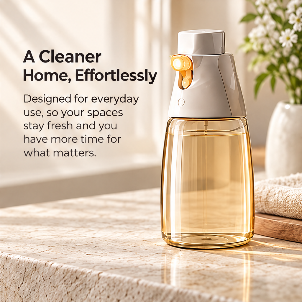 Self-Cleaning Nozzle - Flushes Away Residue Clog Free