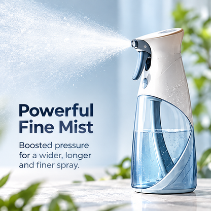 Powerful Fine Mist - Boosted Pressure Spray