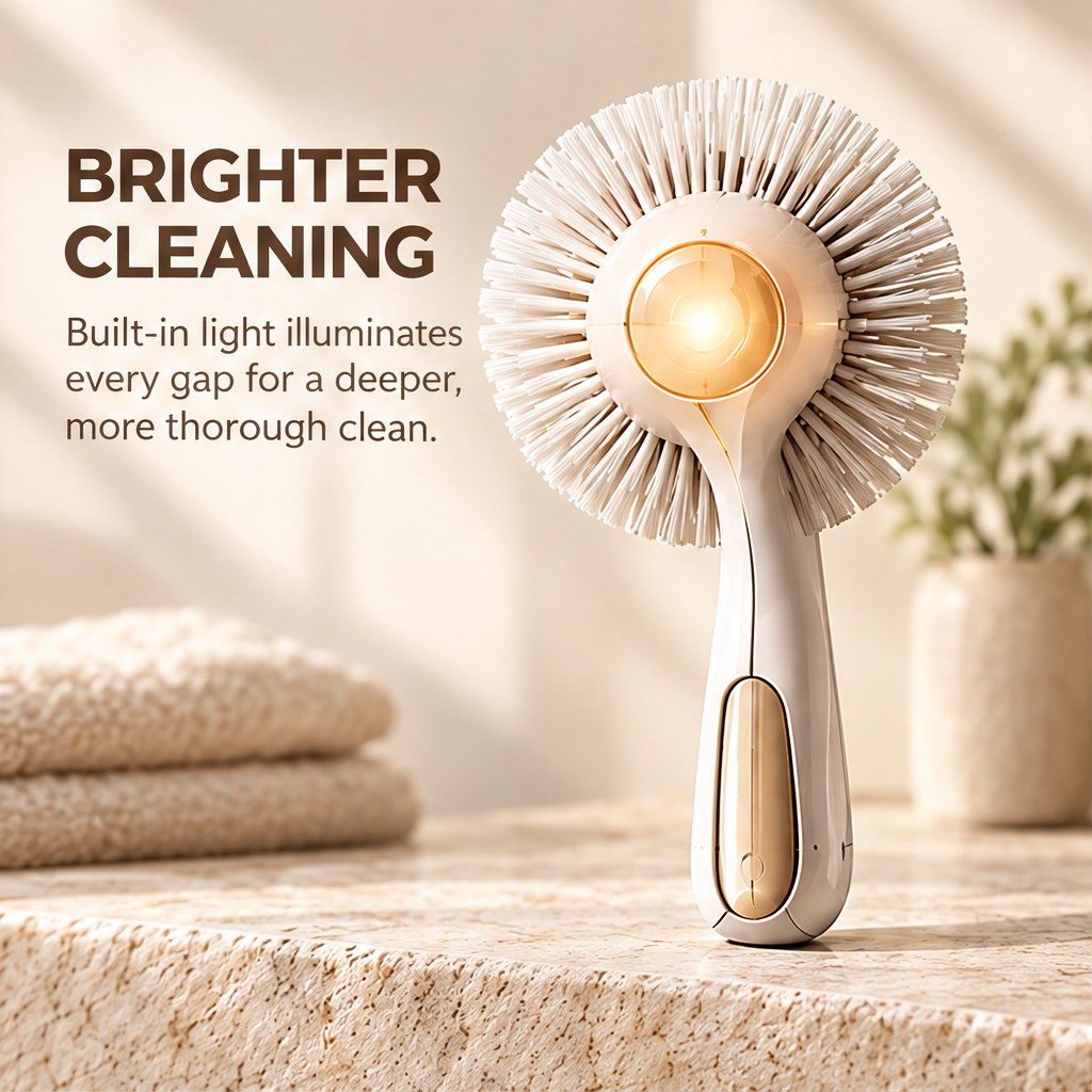 Brighter Cleaning - Built-in Light Illuminates Every Gap