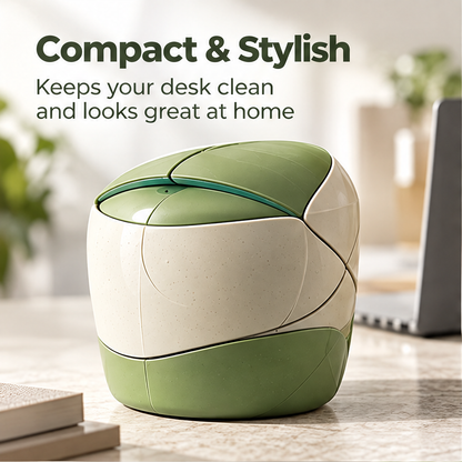 Compact and Stylish - Keeps Your Desk Clean and Looks Great at Home