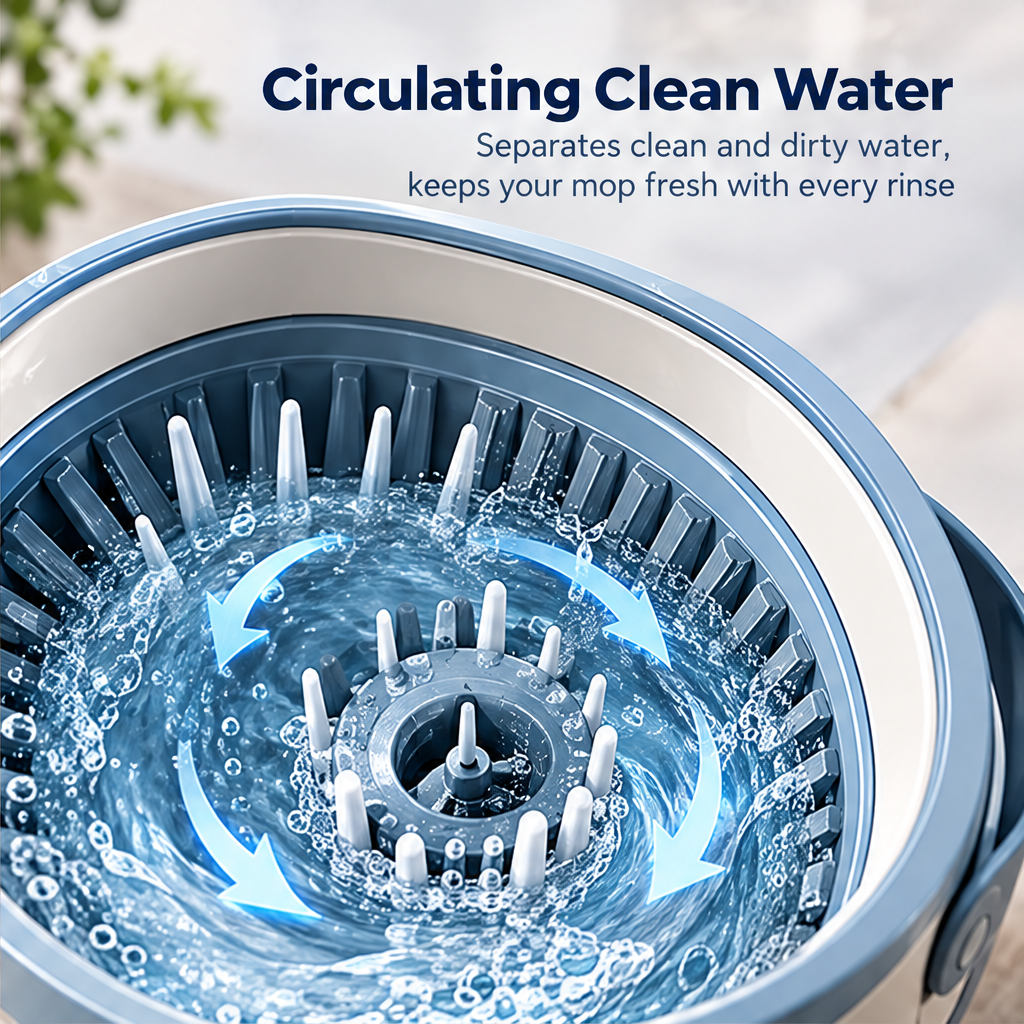 Cleaner Floors Happier Home - Circulating Clean Water