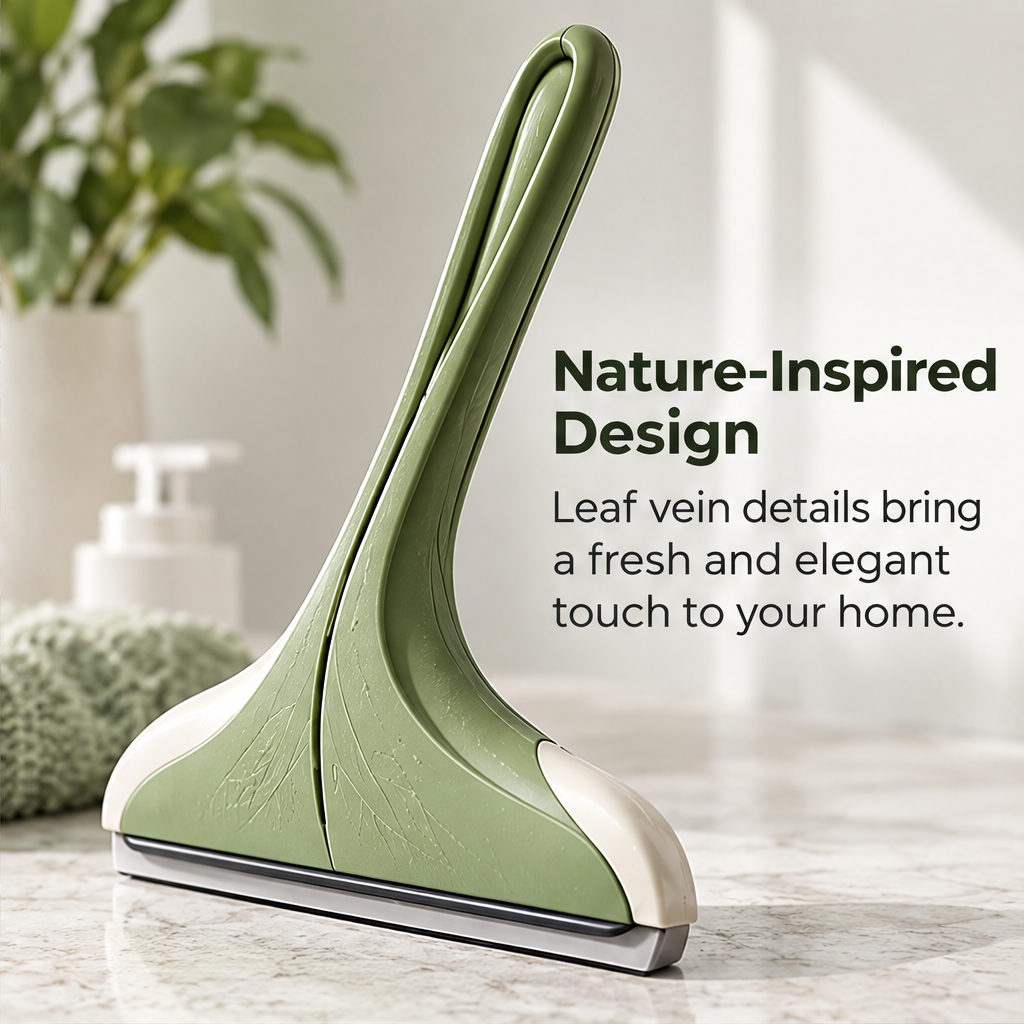 Flexible Rubber Blade - Adapts to Surfaces for Thorough Effortless Cleaning