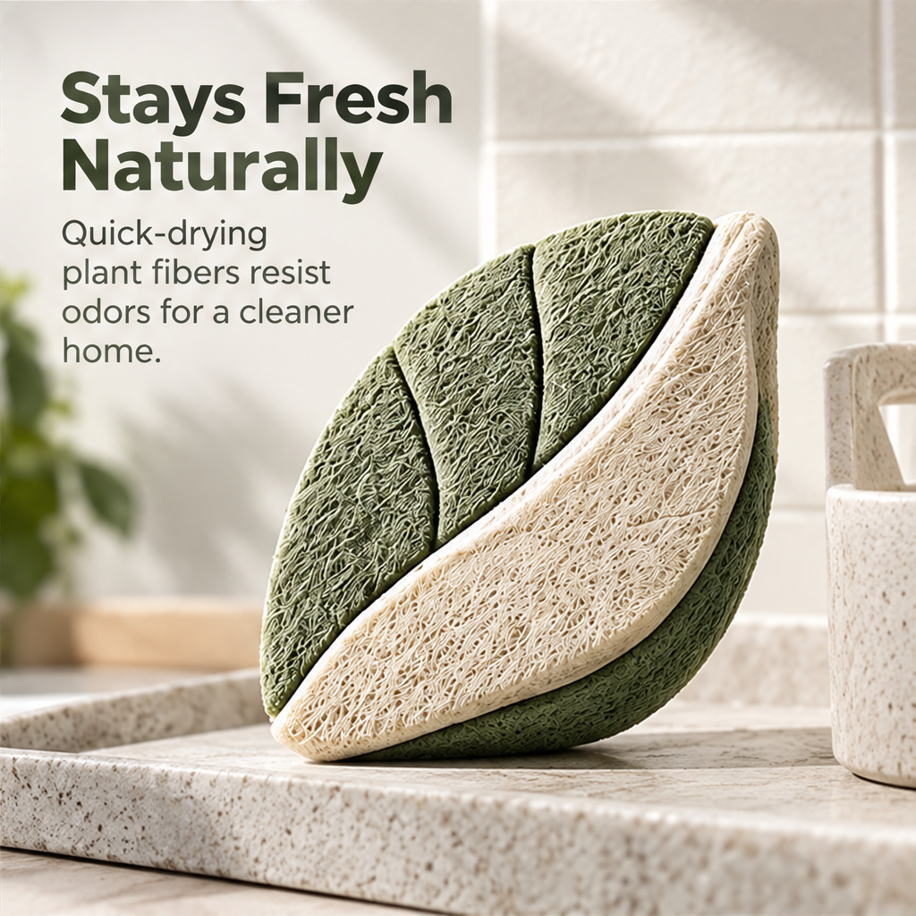 Stays Fresh Naturally - Quick-Drying Plant Fibers Resist Odors